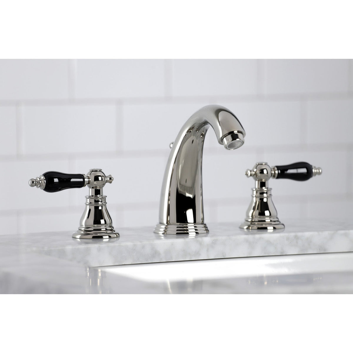 Duchess Widespread Bathroom Faucet with Pop-Up Drain in Polished Nickel