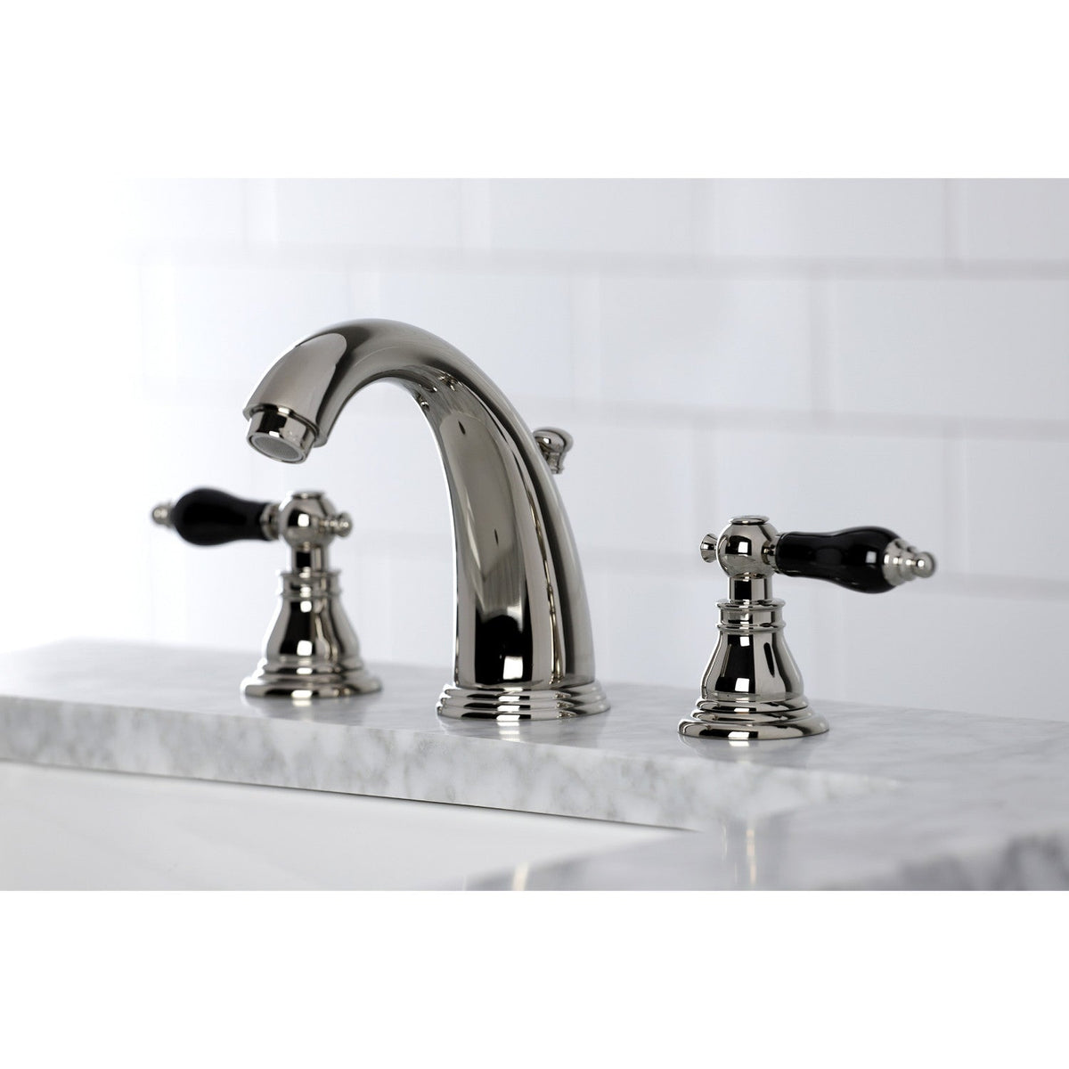 Duchess Widespread Bathroom Faucet with Pop-Up Drain in Polished Nickel