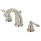 Kingston Brass Victorian Widespread Bathroom Faucet with Pop-Up Drain, Polished Nickel (KB986ALPN)