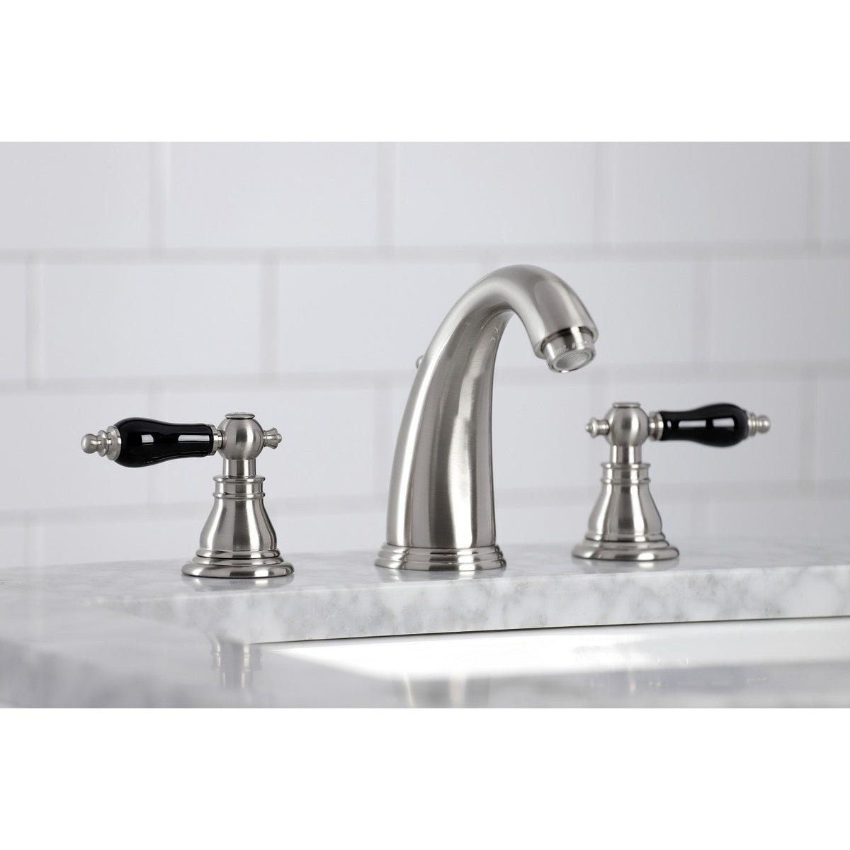 Duchess Widespread Bathroom Faucet with Pop-Up Drain in Brushed Nickel
