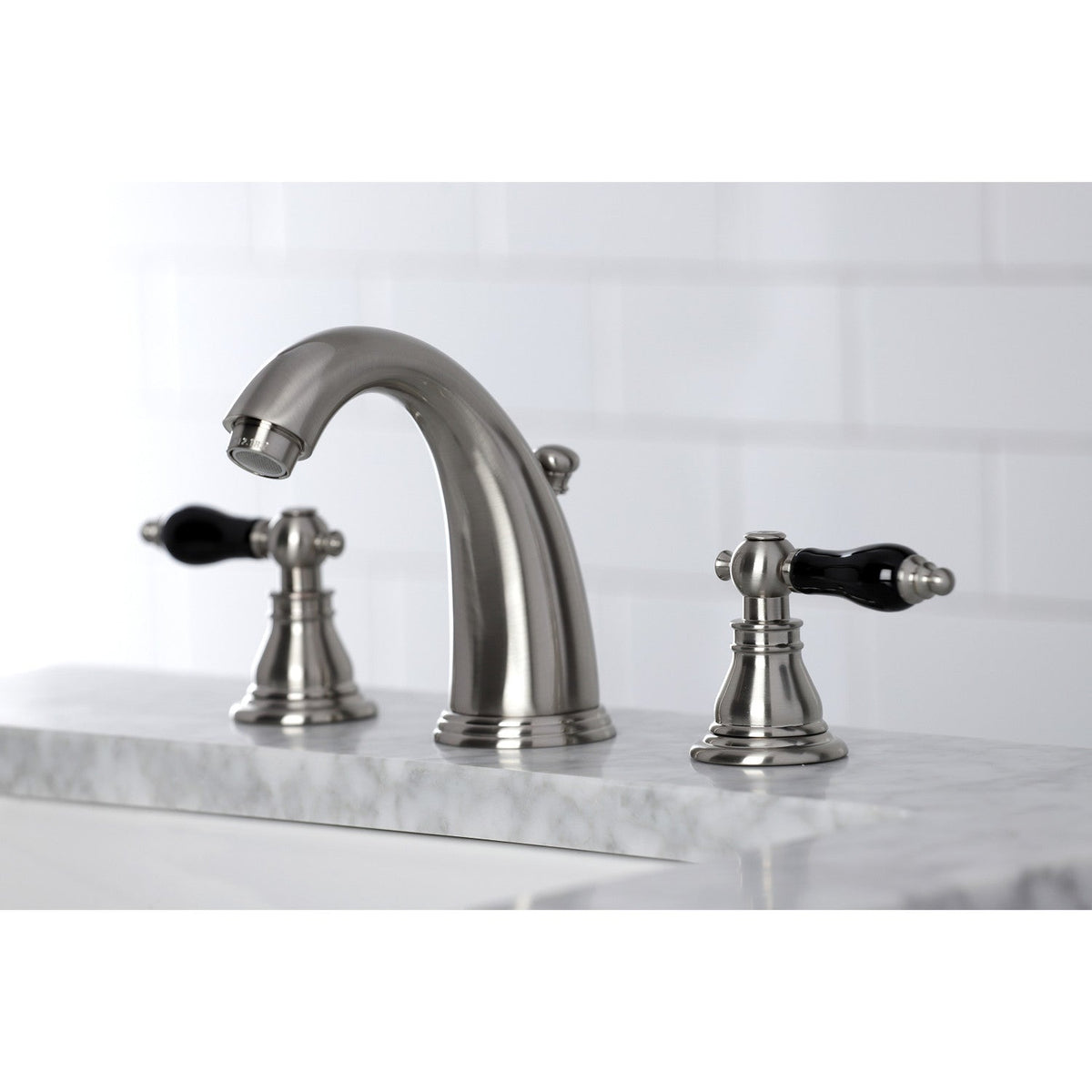 Duchess Widespread Bathroom Faucet with Pop-Up Drain in Brushed Nickel