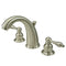 Kingston Brass Victorian Widespread Bathroom Faucet with Pop-Up Drain, Brushed Nickel (KB988AL)