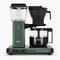 Moccamaster KBGV Select Glass Carafe 10-Cup Coffee Maker in Juniper with Volume Selector Switch, Automatic Drip-Stop, & Auto-off 100 minutes, 40 Ounce, 1.25L (53923)