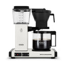 Moccamaster KBGV Select Glass Carafe 10-Cup Coffee Maker in Off-White with Automatic Drip-Stop, 40 Ounce, 1.25L (53933)