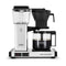 Moccamaster KBGV Select Glass Carafe 10-Cup Coffee Maker in Polished Silver with Automatic Drip-Stop, 40 Ounce, 1.25L (53941)