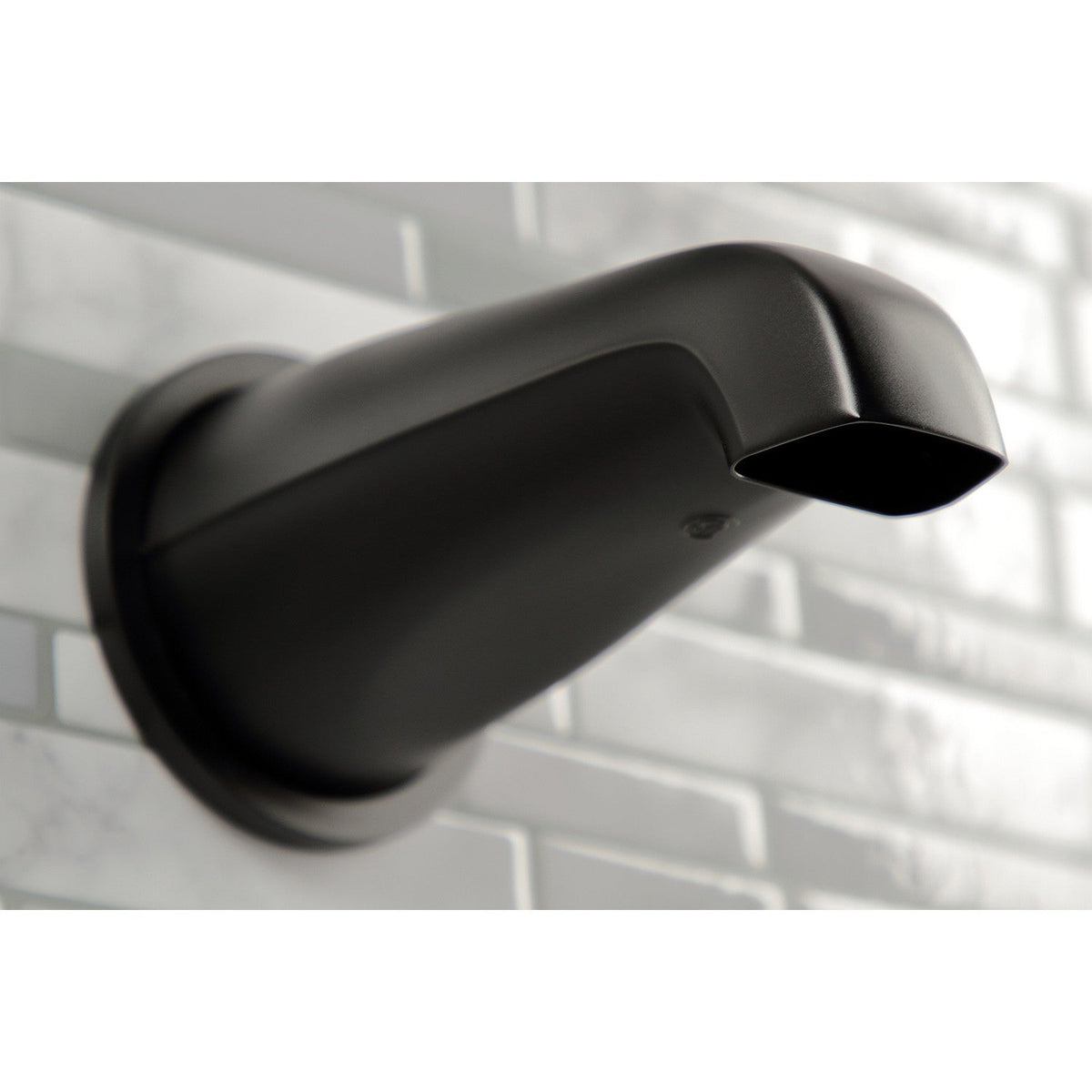NuvoFusion Triple-Handle Tub and Shower Faucet in Matte Black