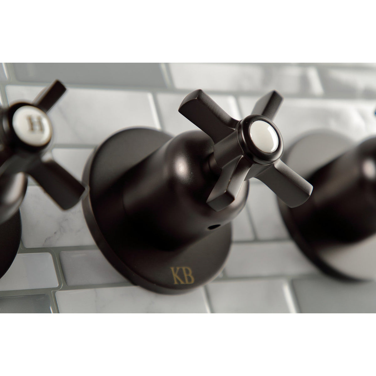 Millennium Triple-Handle Tub and Shower Faucet in Oil Rubbed Bronze