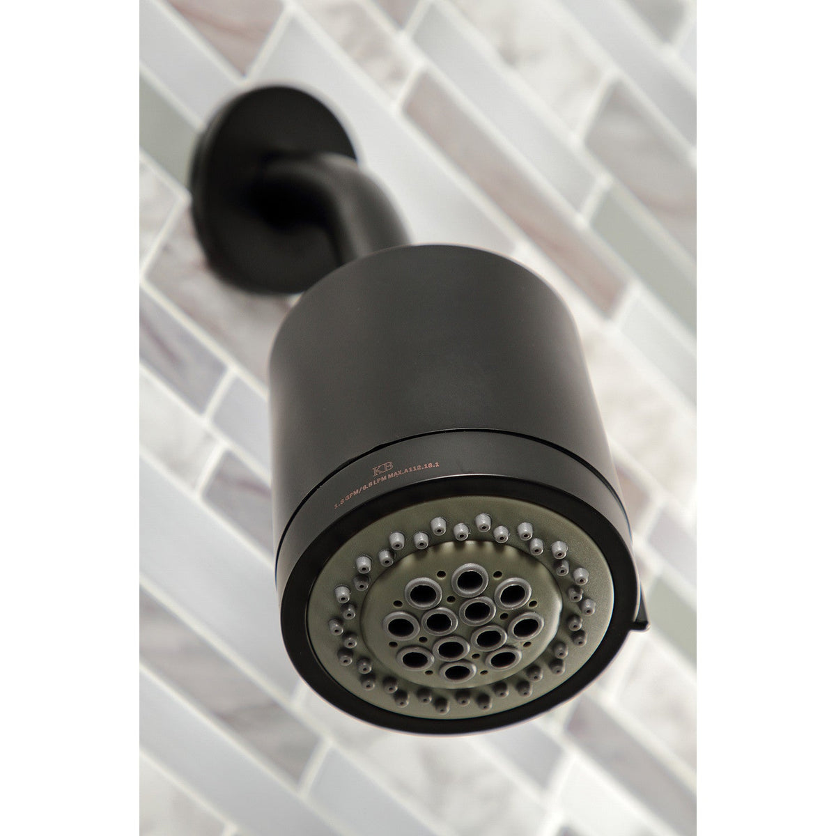 NuvoFusion Double-Handle Tub and Shower Faucet in Matte Black