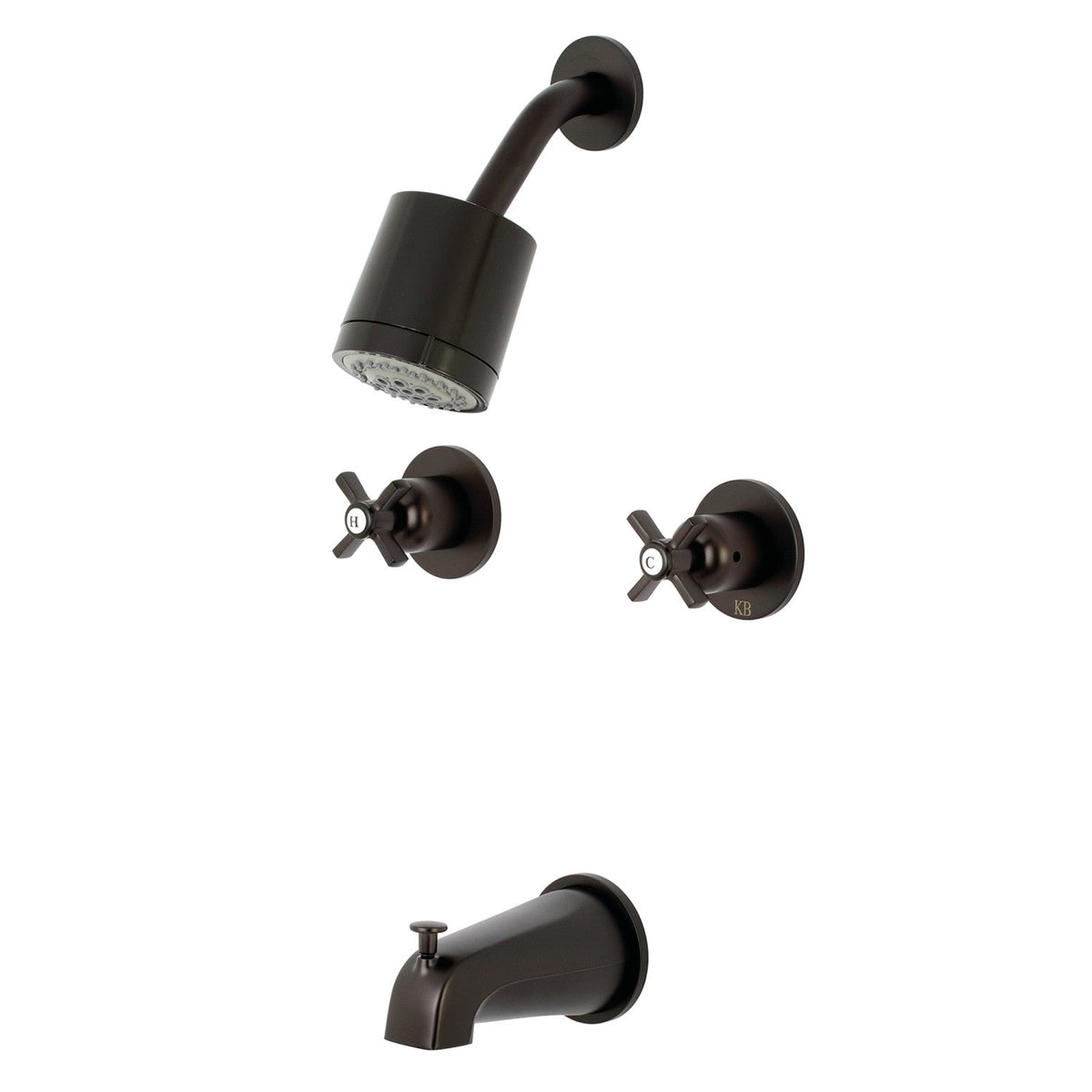 Millennium Double-Handle Tub and Shower Faucet in Oil Rubbed Bronze