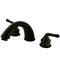 Kingston Brass Magellan Two-Handle Deck Mount Roman Tub Faucet, Oil Rubbed Bronze (KC365)