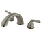 Kingston Brass Magellan Two-Handle Deck Mount Roman Tub Faucet, Brushed Nickel (KC368)