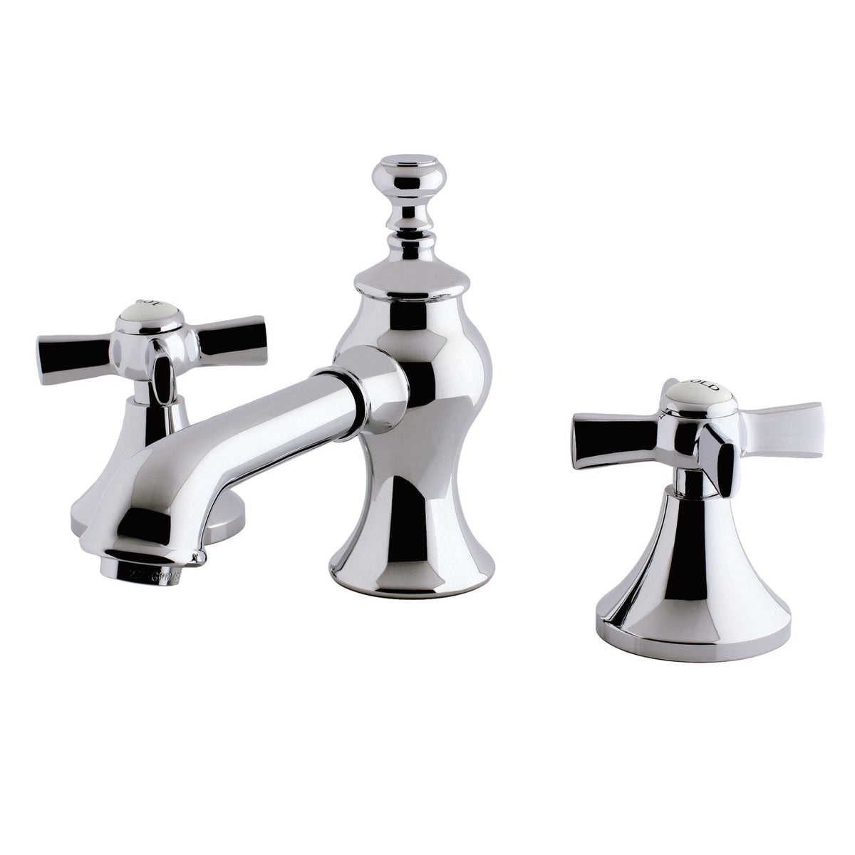 Millennium Widespread Bathroom Faucet with Brass Pop-Up in Polished Chrome