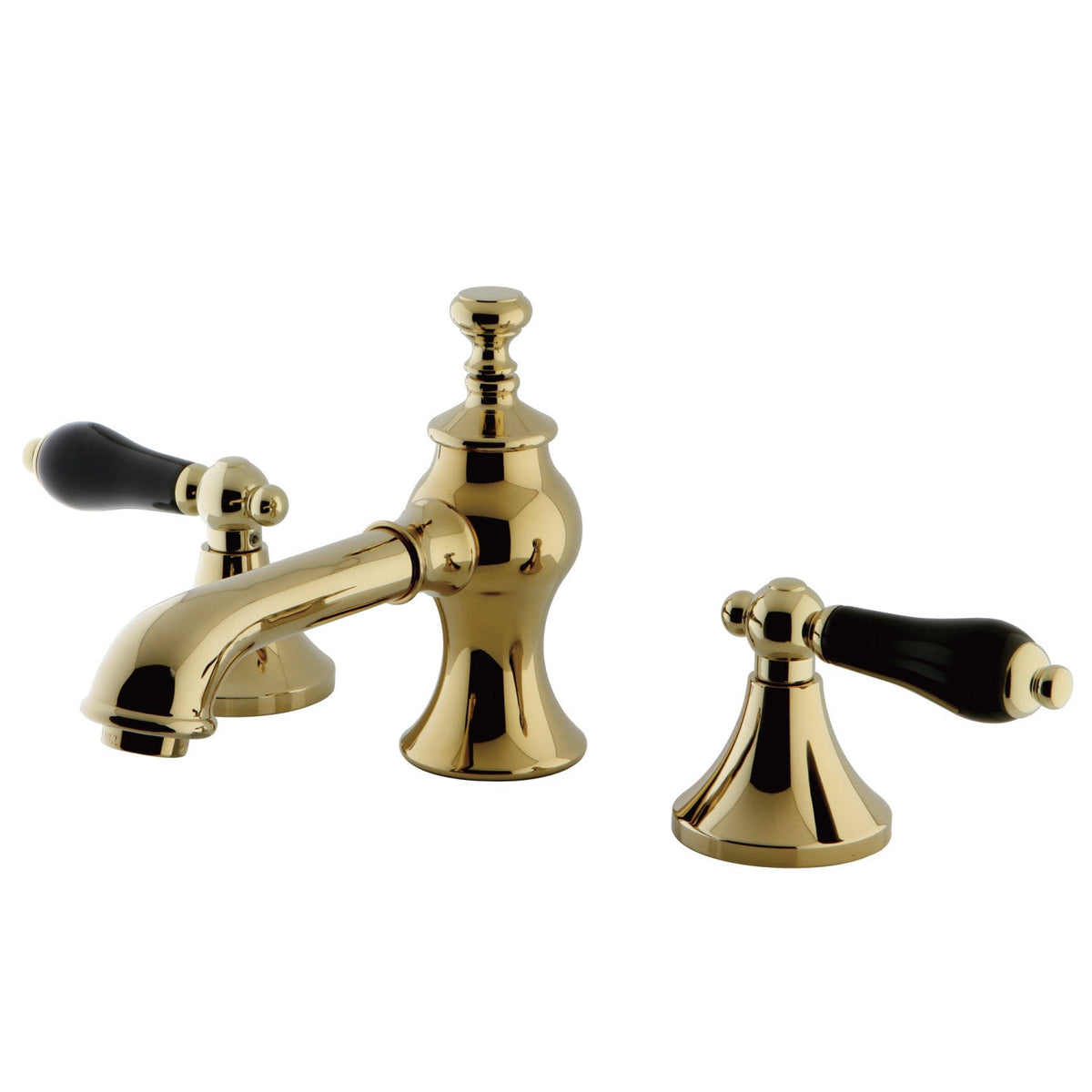 Duchess Widespread Bathroom Faucet with Brass Pop-Up in Polished Brass