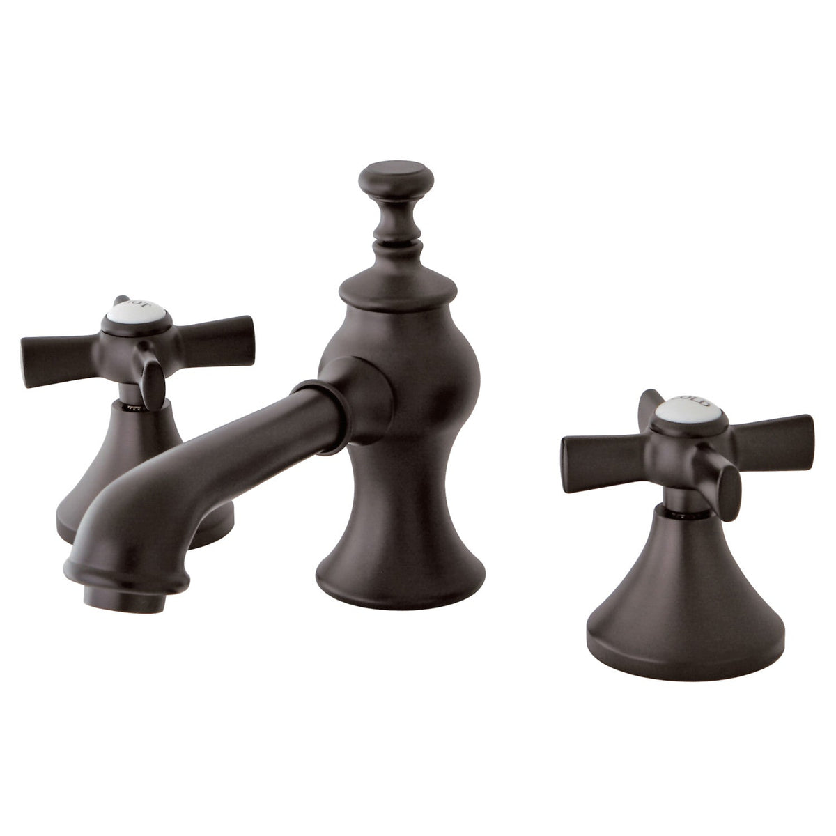 Millennium Widespread Bathroom Faucet with Brass Pop-Up in Oil Rubbed Bronze