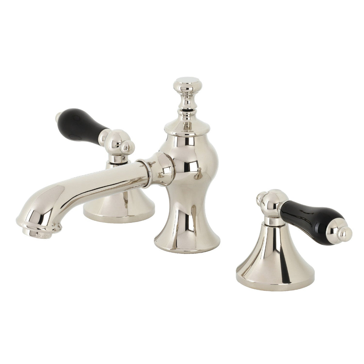 Duchess Widespread Bathroom Faucet with Brass Pop-Up in Polished Nickel