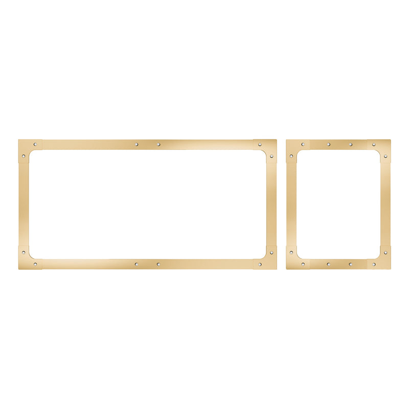 ILVE Nostalgie II Noblesse Frames for 48-Inch Range in Brass (KCN120G)