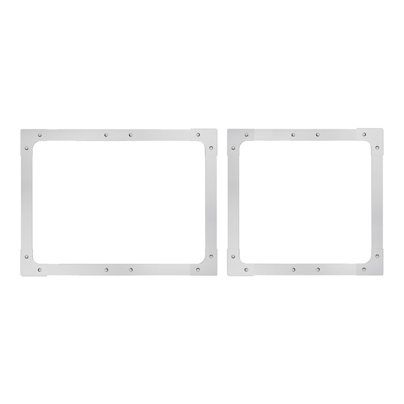 ILVE Nostalgie II Noblesse Frames for 40-Inch Range Dual Oven Door in Chrome (KCND100C)