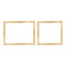 ILVE Nostalgie II Noblesse Frames for 40-Inch Range Dual Oven Door in Brass (KCND100G)