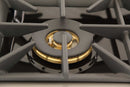 Kucht 5-Piece Appliance Package - 48-Inch Dual Fuel Range in Propane Gas, 36-Inch Refrigerator, Dishwasher, Microwave Wall Oven & Under Cabinet Range Hood in Stainless Steel