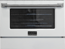 Kucht 30-Inch Pro-Style Dual Fuel Range with Propane Gas in Stainless Steel with White Oven Door (KDF302/LP-W)