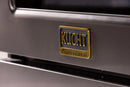 KUCHT Gemstone Professional 36-Inch 5.2 Cu. Ft. Dual Fuel Range for Propane Gas with Sealed Burners and Convection Oven in Titanium Stainless Steel (KED364/LP)