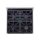 Kucht Professional 24-Inch 2.5 cu. ft. Gas Range in Stainless Steel with True Simmer Burners (KFX2400X-S)