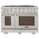 Kucht Professional 48-Inch 6.7 cu. ft. Gas Range in Stainless Steel with True Simmer Burners (KFX4800X-S)