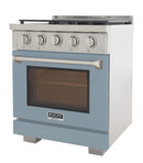 Kucht Professional 30-Inch 4.2 cu. ft. Gas Range in Light Blue with True Simmer Burners (KFX3000X-LB)