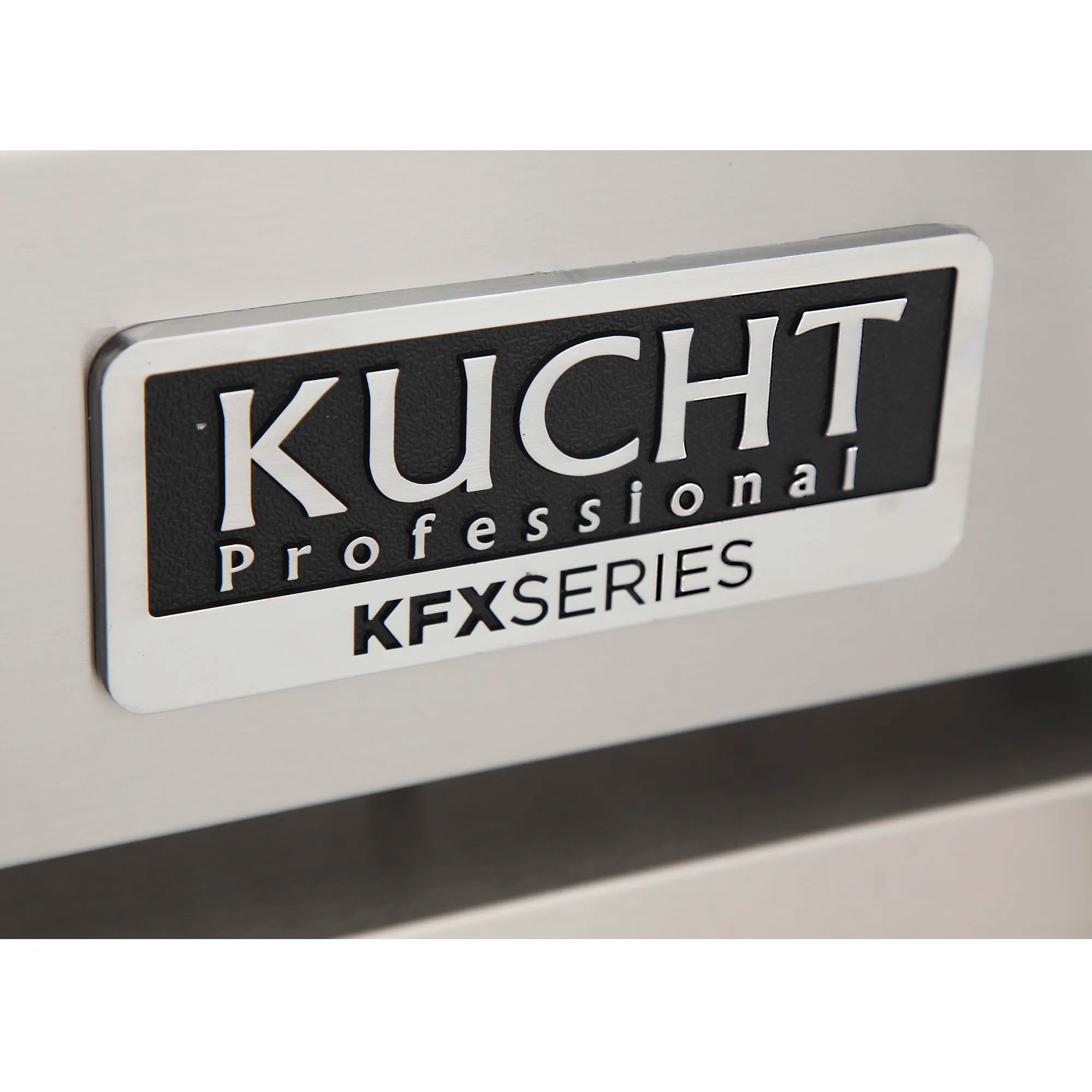 Kucht Professional KFX series badge on stainless control panel