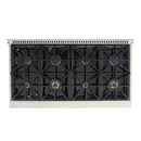 Kucht 48-Inch Dual Fuel Range with Natural Gas Burner Cooktop & Electric Oven in Cement Gray (KDF482 -CY)