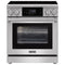 Kostch 30-Inch Electric Range with 5 Elements, Air Fry & Touchscreen Controls, 4.8 Cu. Ft. Convection Oven in Stainless Steel (KOS-30RE07T-S)