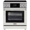 Kostch 30-Inch Electric Range with 5 Elements, Air Fry & Touchscreen Controls, 4.8 Cu. Ft. Convection Oven in White (KOS-30RE07T-W)