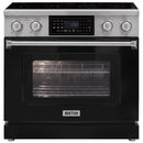 Kostch 36-Inch Electric Range with 5 Elements, Air Fry & Touchscreen Controls, 6.2 Cu. Ft. Convection Oven in Black (KOS-36RE07T-B)