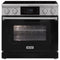 Kostch 36-Inch Electric Range with 5 Elements, Air Fry & Touchscreen Controls, 6.2 Cu. Ft. Convection Oven in Black (KOS-36RE07T-B)
