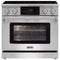 Kostch 36-Inch Electric Range with 5 Elements, Air Fry & Touchscreen Controls, 6.2 Cu. Ft. Convection Oven in Stainless Steel (KOS-36RE07T-S)
