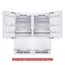 KUCHT 72-Inch 39.6 Cu. Ft. Built-In French Door Refrigerator with Dual Ice Maker in Panel Ready (KR720FD)