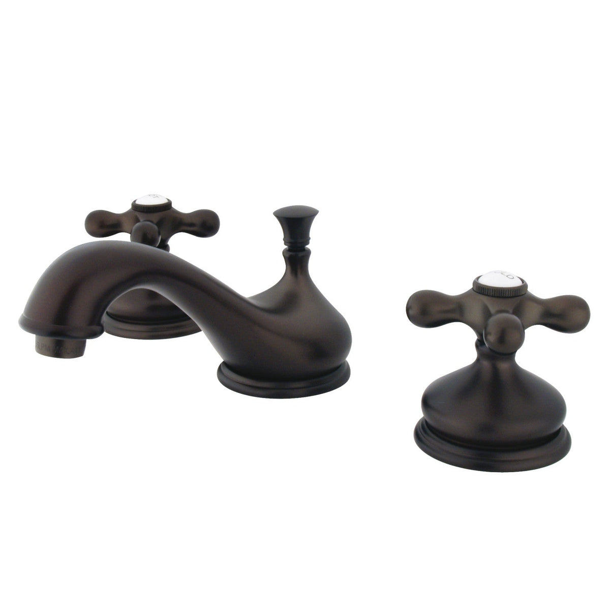 Heritage Widespread Bathroom Faucet with Brass Pop-Up in Oil Rubbed Bronze