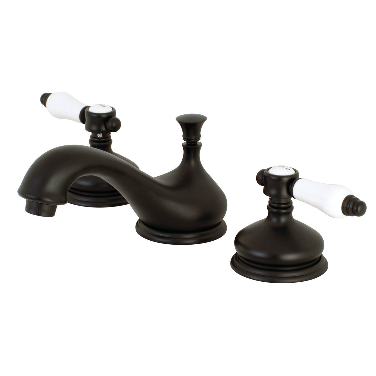 Bel-Air Widespread Bathroom Faucet with Brass Pop-Up in Oil Rubbed Bronze