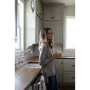 Kingston Brass Heritage Bridge Kitchen Faucet with Brass Side Sprayer, Polished Chrome (KS1271ALBS)