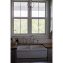 Kingston Brass Heritage Bridge Kitchen Faucet with Brass Side Sprayer, Polished Chrome (KS1271ALBS)