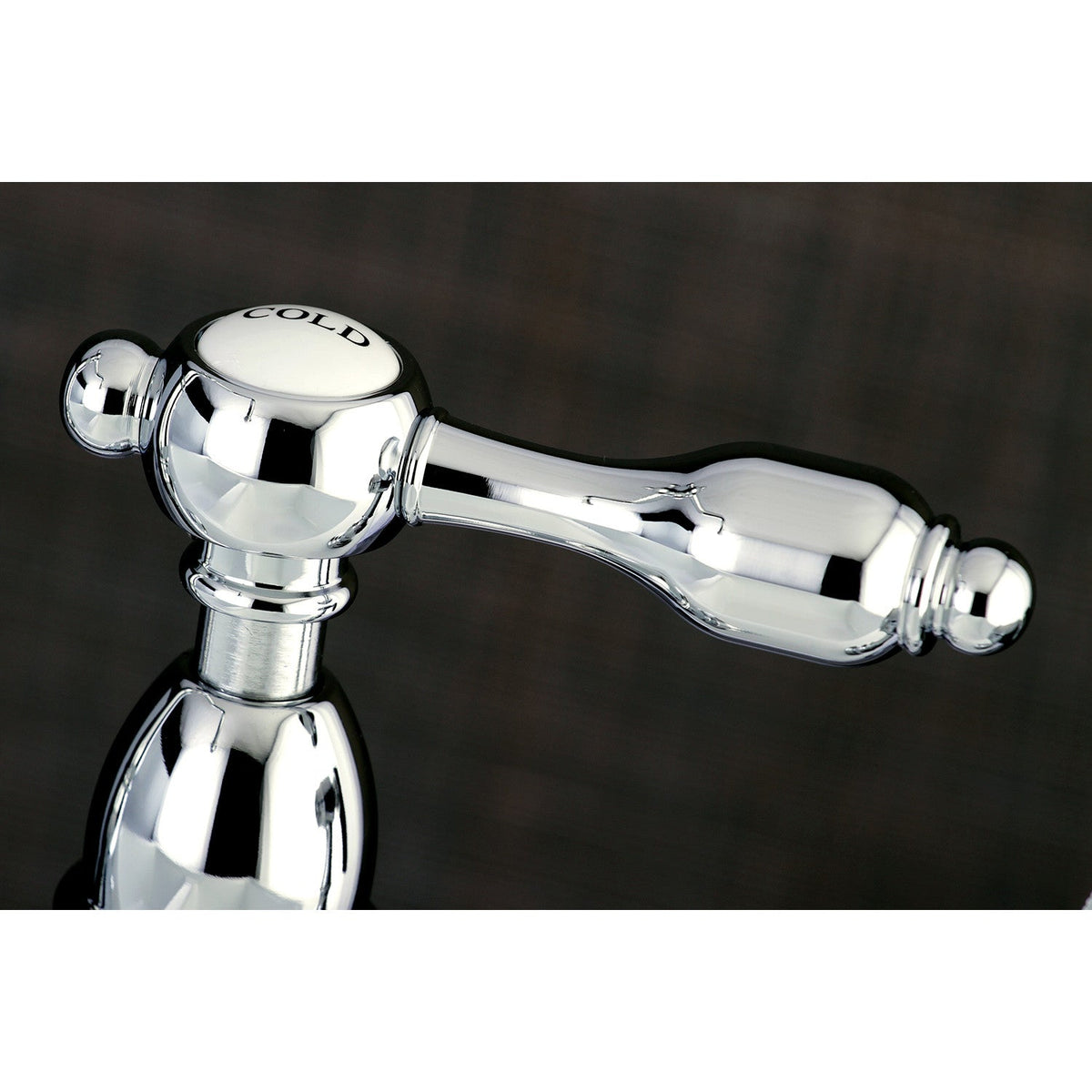 Tudor Bridge Kitchen Faucet with Brass Side Sprayer in Polished Chrome