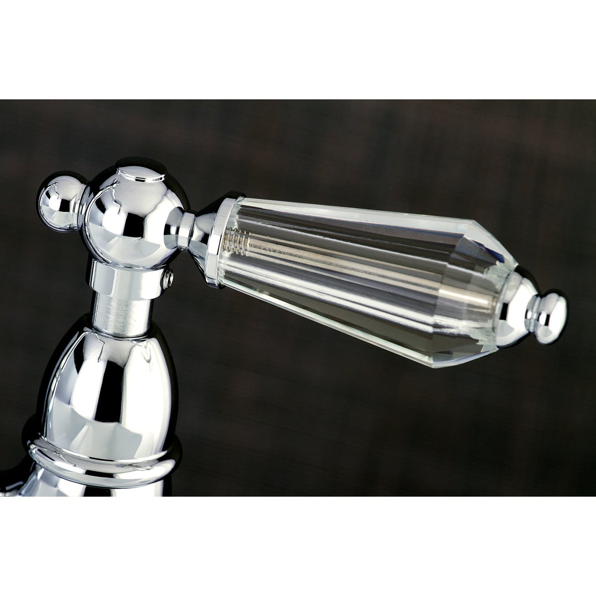 Wilshire Bridge Kitchen Faucet with Brass Side Sprayer in Polished Chrome