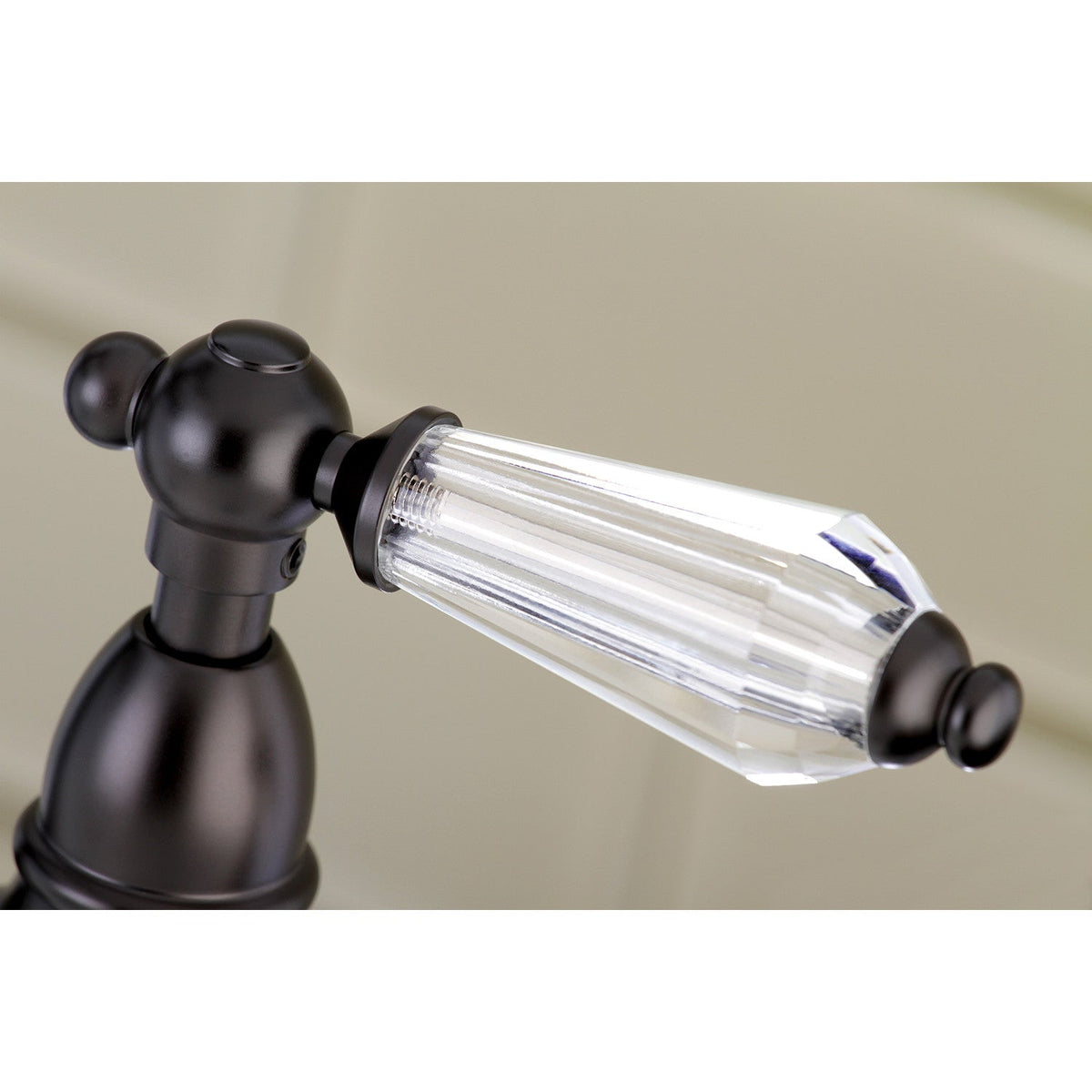 Wilshire Bridge Kitchen Faucet with Brass Side Sprayer in Oil Rubbed Bronze
