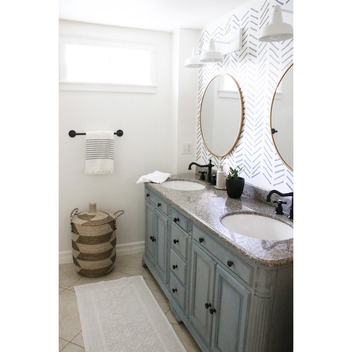 Heritage Widespread Bathroom Faucet with Brass Pop-Up in Matte Black