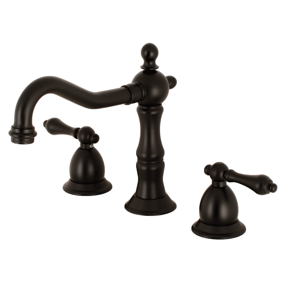 Heritage Widespread Bathroom Faucet with Brass Pop-Up in Oil Rubbed Bronze