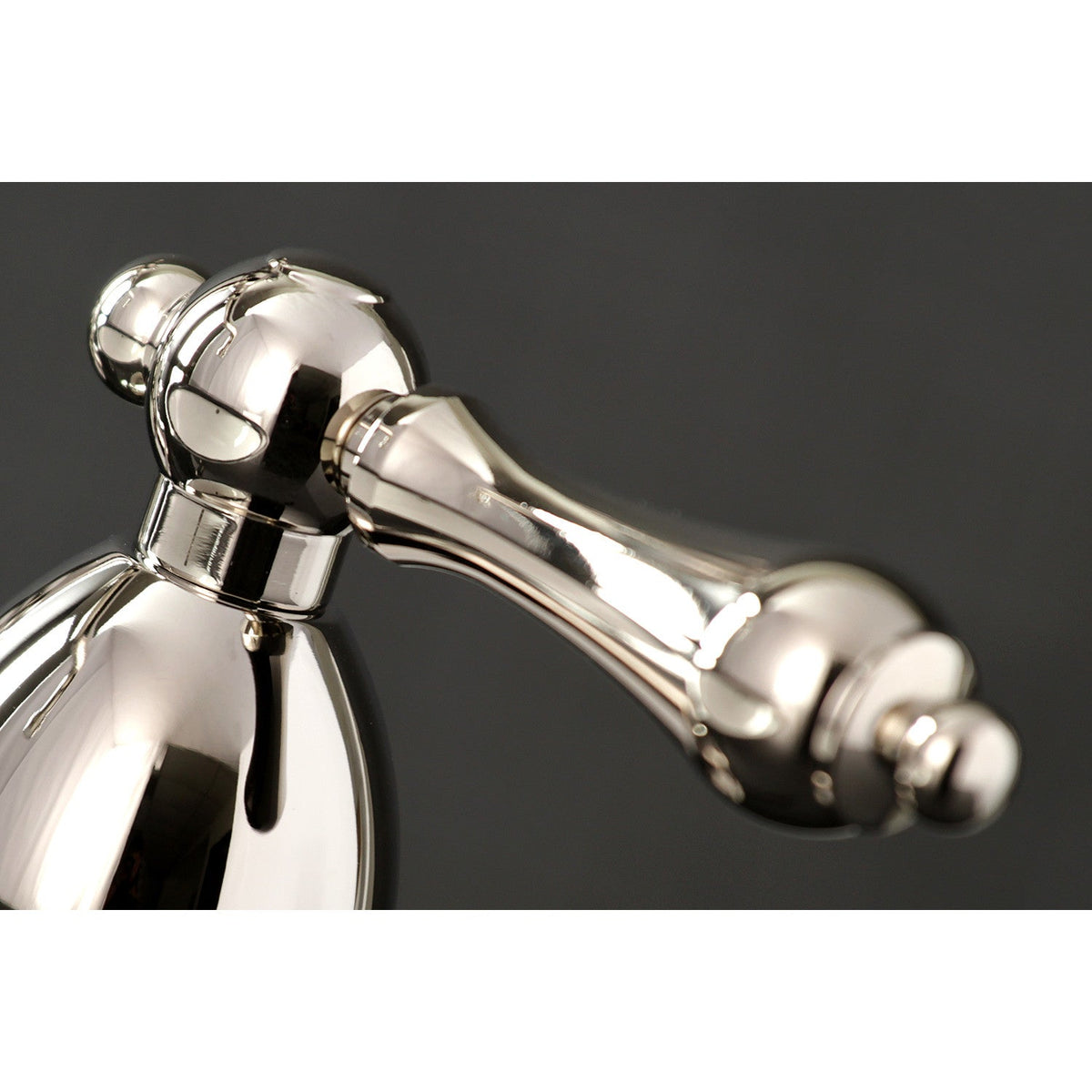 Heritage Widespread Bathroom Faucet with Brass Pop-Up in Polished Nickel