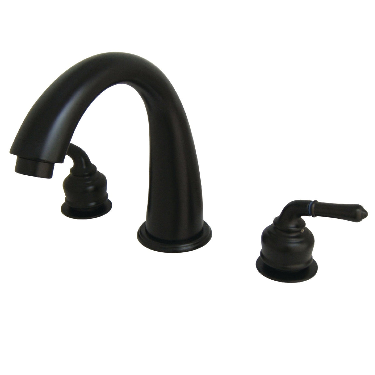 Milano Two-Handle Deck Mount Roman Tub Faucet in Oil Rubbed Bronze