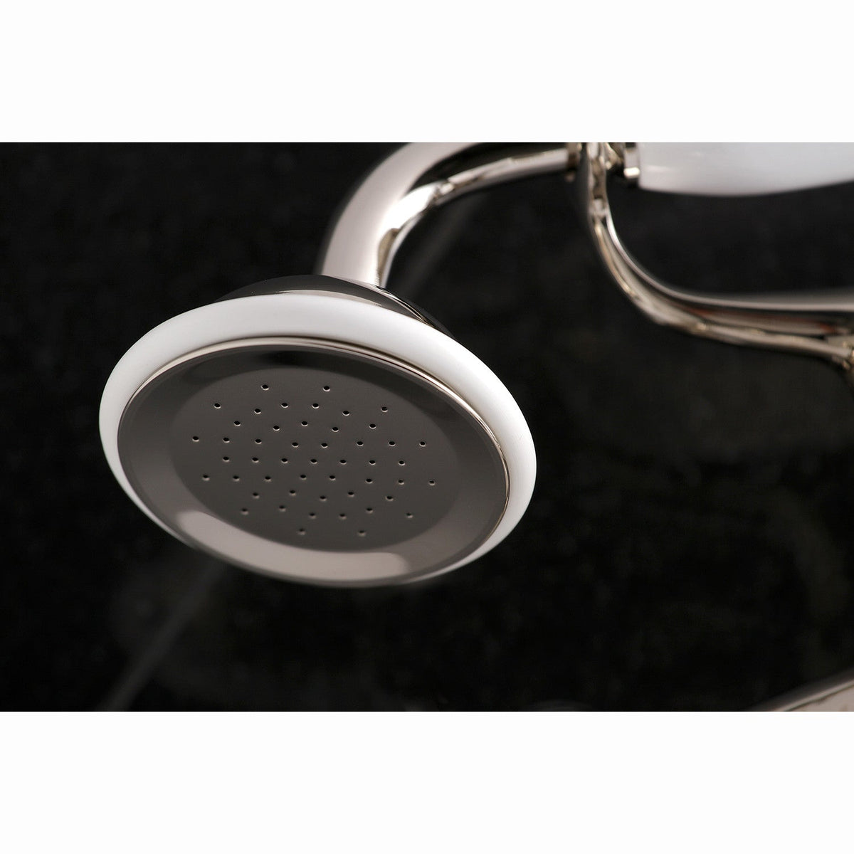 Essex Wall Mount Clawfoot Tub Faucet with Hand Shower in Polished Nickel
