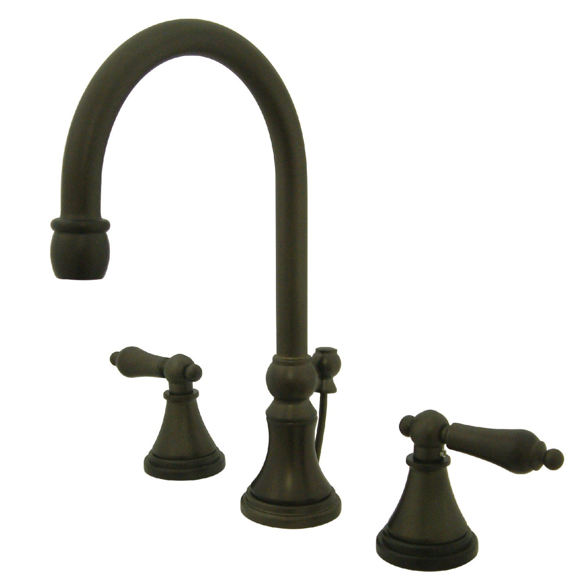 Governor Widespread Bathroom Faucet with Brass Pop-Up in Oil Rubbed Bronze