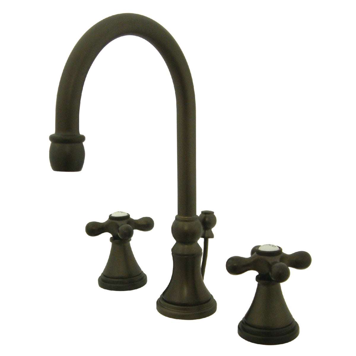 Governor Widespread Bathroom Faucet with Brass Pop-Up in Oil Rubbed Bronze